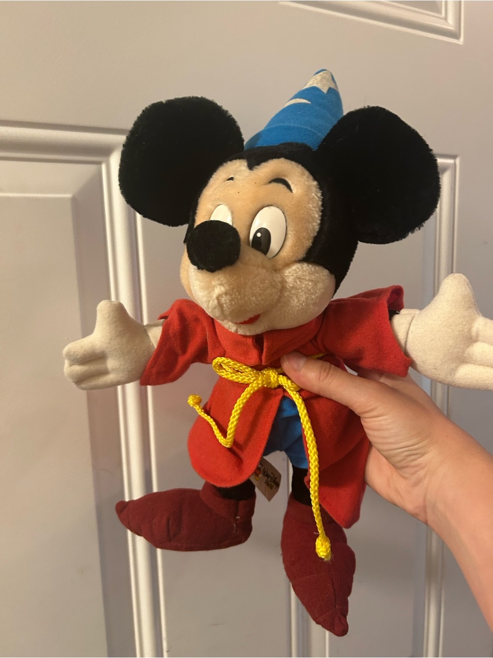 Vintage Disney Mickey Mouse Sorcerer Plush Toy